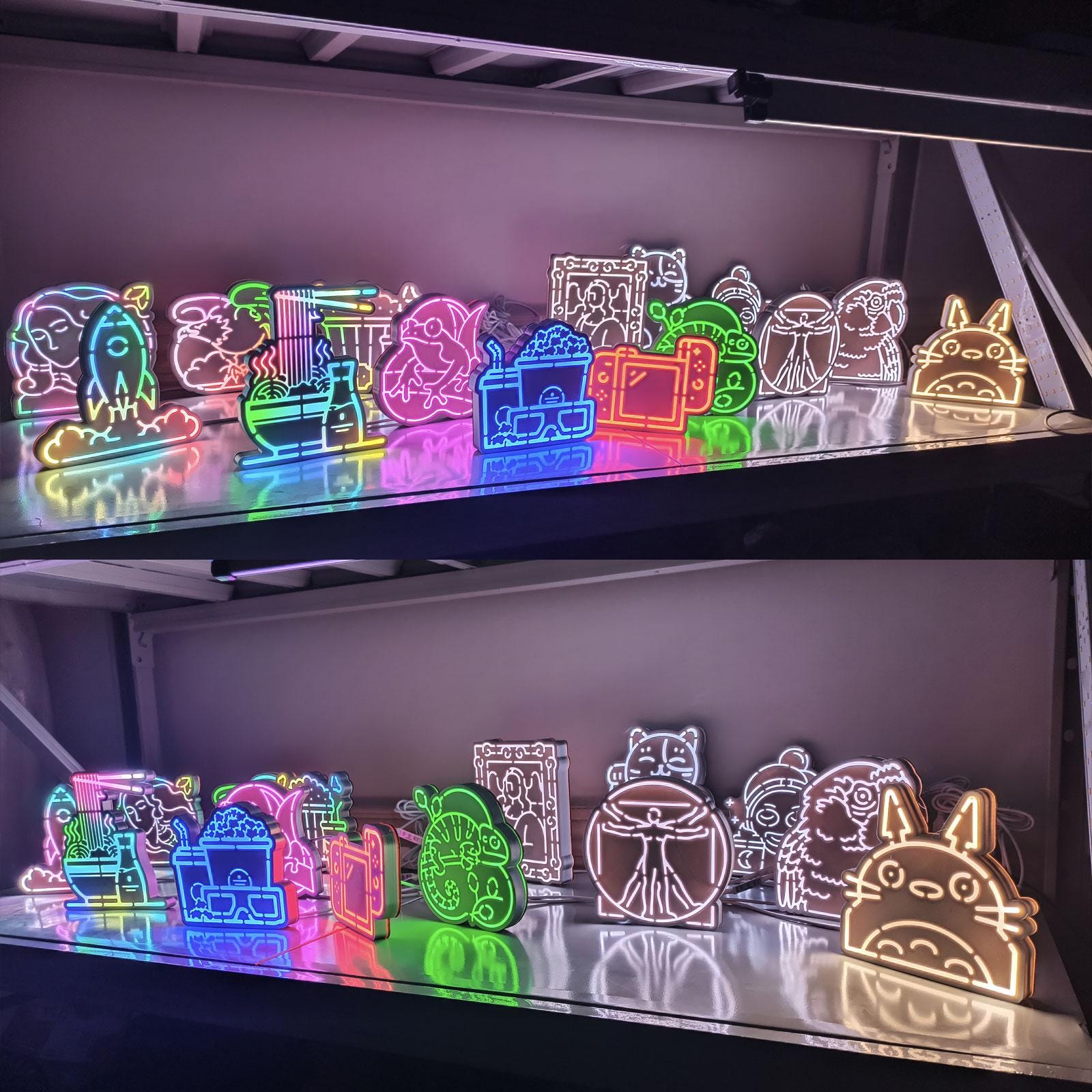 Ramen Noodle LED Lightbox - Dimmable Kitchen Decor | MyNeonUp