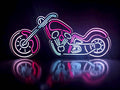 Garage Motorcycle LED Sign, Motorbike Led Light Sign, Motorcycle Ornaments, Motorcycle Wall Hangings, Garage Sign, Man Cave Led Light Box