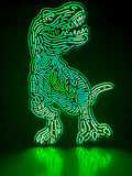 Dinosaur T-Rex LED Light, Dinosaur Led Wall Art, Dinosaur T-Rex Decoration, T-Rex Lamp, Dinosaur Desktop Ornaments, Dinosaur Toys For Child