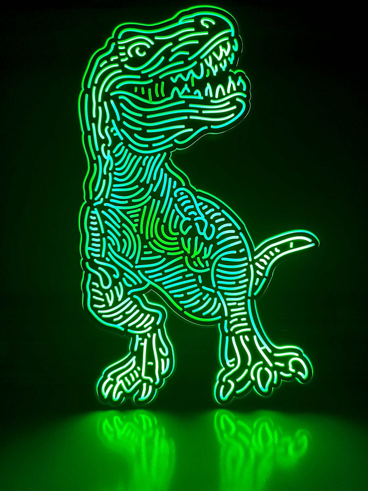 Dinosaur T-Rex LED Light, Dinosaur Led Wall Art, Dinosaur T-Rex Decoration, T-Rex Lamp, Dinosaur Desktop Ornaments, Dinosaur Toys For Child