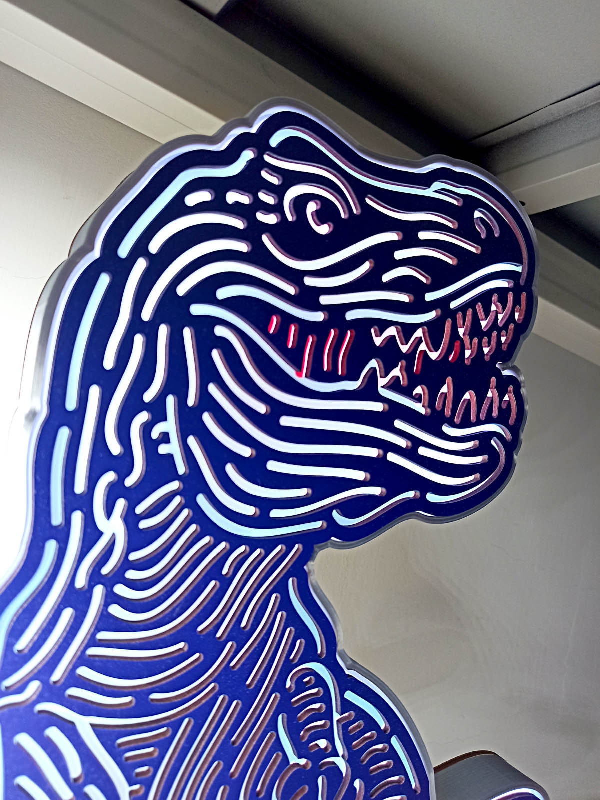 Dinosaur T-Rex LED Light, Dinosaur Led Wall Art, Dinosaur T-Rex Decoration, T-Rex Lamp, Dinosaur Desktop Ornaments, Dinosaur Toys For Child