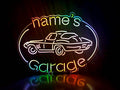 Personalized Name Garage Light Sign, Man Cave Sign, Names Led Light, Desktop Decorations, Wall Hangings, Gift for Him, Father's Day Gift