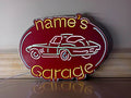 Personalized Name Garage Light Sign, Man Cave Sign, Names Led Light, Desktop Decorations, Wall Hangings, Gift for Him, Father's Day Gift