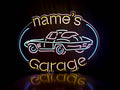 Personalized Name Garage Light Sign, Man Cave Sign, Names Led Light, Desktop Decorations, Wall Hangings, Gift for Him, Father's Day Gift