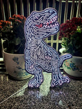 Dinosaur T-Rex LED Light, Dinosaur Led Wall Art, Dinosaur T-Rex Decoration, T-Rex Lamp, Dinosaur Desktop Ornaments, Dinosaur Toys For Child