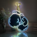 Boxing Gloves LED Light Box, Boxing Gloves Sign, Boxing Neon Sign, , Boxers Gift, Sport Room Bedroom Wall Decor, Boxing Gym Neon Decorations