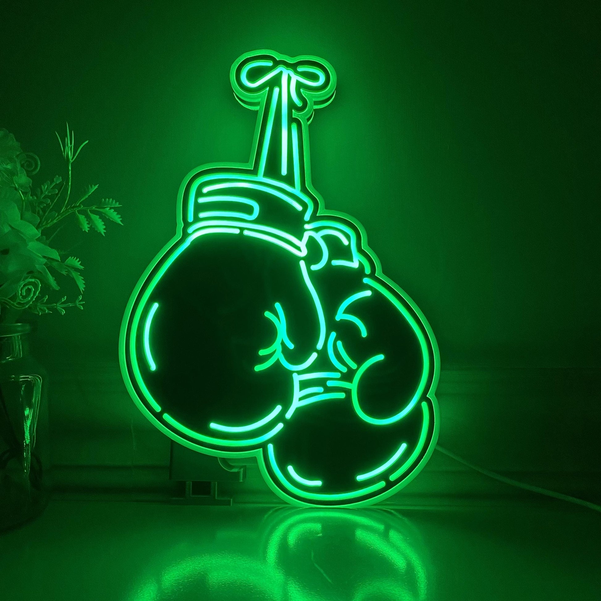 Boxing Gloves LED Light Box, Boxing Gloves Sign, Boxing Neon Sign, , Boxers Gift, Sport Room Bedroom Wall Decor, Boxing Gym Neon Decorations
