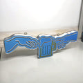 Hand of God Led Beer Mug Sign, Beer Mug Wall Art Neon, Home Bar Neon Sign, Led Light Box, Desktop Decoration, Wall Hangings, Man Cave Light