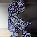Dinosaur T-Rex LED Light, Dinosaur Led Wall Art, Dinosaur T-Rex Decoration, T-Rex Lamp, Dinosaur Desktop Ornaments, Dinosaur Toys For Child