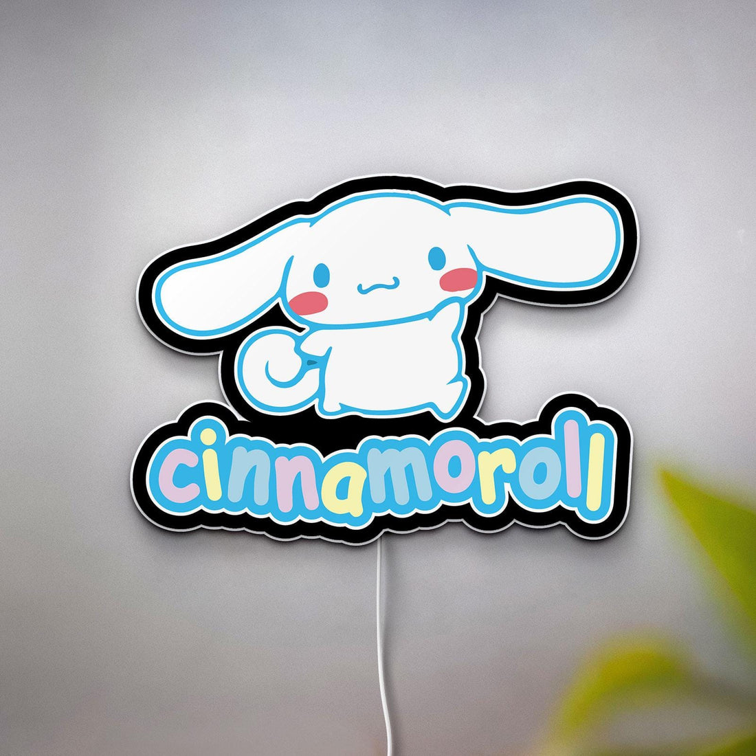 Cinnamoroll Lightbox, Adorable Cute Bunny Night Light, Kids Room, Bedroom, Nursery Decor, Ideal Desk or Shelf Decor for Kids, Birthday Gifts