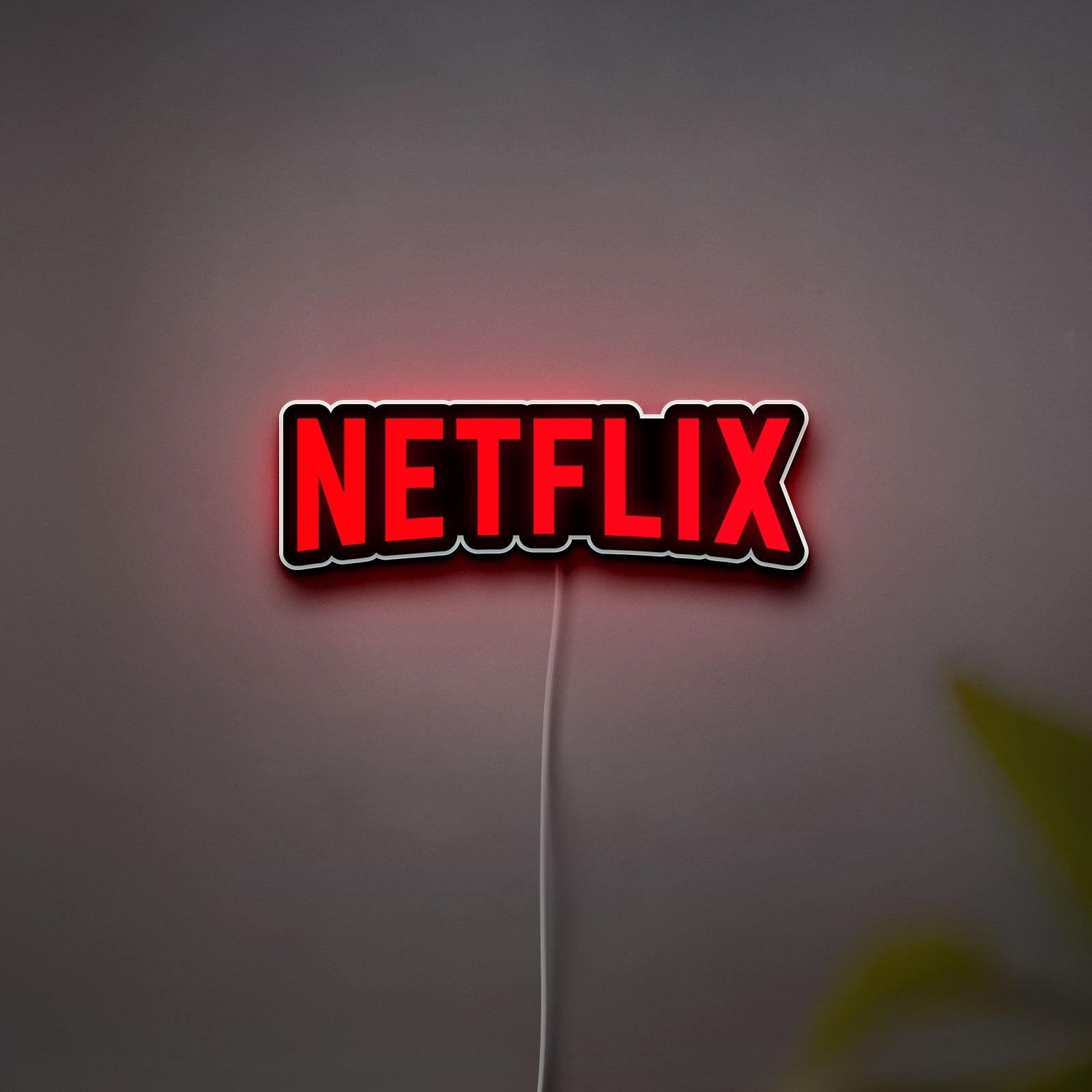 Custom Netflix 3D Printed LED Light Box, Home Theater Decor & Geek Gift for Movie Nights, Comic-Con Parties, Gift for TV Fans