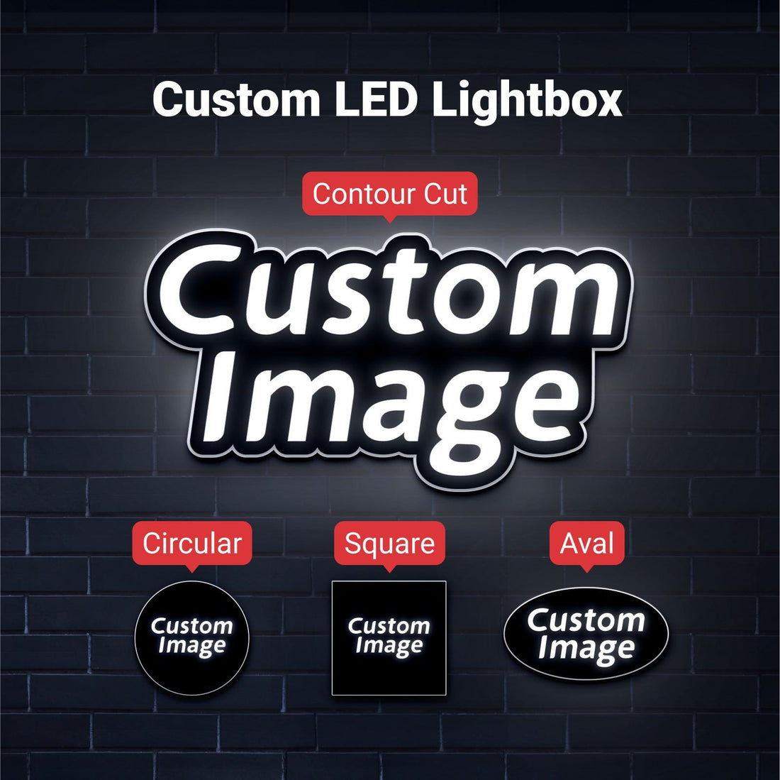 Custom Logo Sign Lamp, Business LED Sign Lightbox, Light Up Name Sign, Anime Home Wall Decor, Personalized Gifts, Free Mock-Up Preview