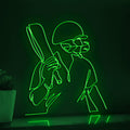 Cricket Player Sports Game Sports EL Wire Wall Art for Cricket Fans & Stadium-Themed Rooms - myneonup