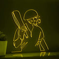 Cricket Player Sports Game Sports EL Wire Wall Art for Cricket Fans & Stadium-Themed Rooms - myneonup