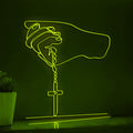Christianity Hand Gesture Spiritual EL Wire Art for Religious Spaces & Cultural Decor - myneonup