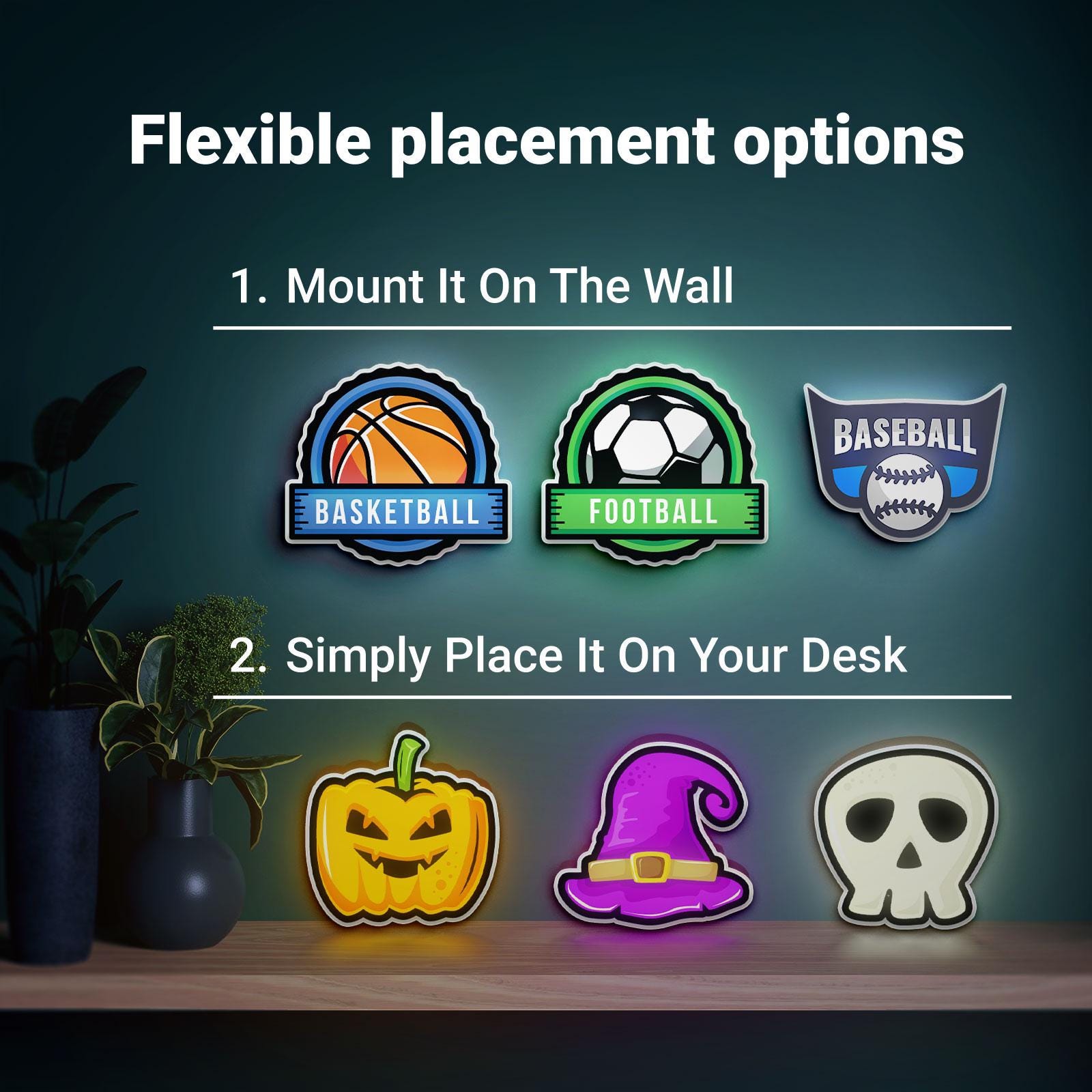 Let Me Think 3D Light Box - Creative LED Night Light, Inspirational Home Office Decor, Unique Gift for Thinkers & Professionals

