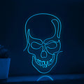 Abstract Human Skull Modern EL Wire Wall Art for Gallery & Edgy Home Decor - myneonup