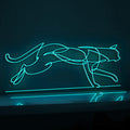 Walking Cat Playful EL Wire Animal Wall Art for Bedroom & Pet-Friendly Home Decor - myneonup