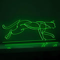 Walking Cat Playful EL Wire Animal Wall Art for Bedroom & Pet-Friendly Home Decor - myneonup