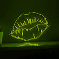 Beautiful Woman Lips Makeup Handmade EL Wire Vanity Wall Art for Bedroom & Beauty Studio - myneonup
