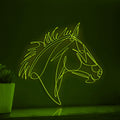Horse Handmade EL Wire Animal Wall Art for Bedroom & Farmhouse Decor - myneonup