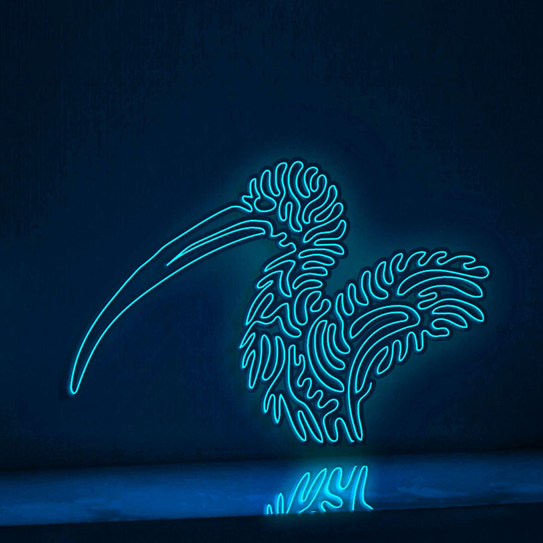 Ibis One Line EL Wire Neon Sign - Ideal for Bird & Nature Lovers Wall Decor - myneonup