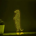 Standing Meerkat One Line EL Wire Neon Sign - Ideal for Animal & Nature Lovers Wall Decor - myneonup