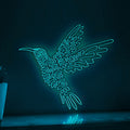 Hummingbird Single Line EL Wire Neon Sign - Ideal for Bird & Nature Lovers Wall Decor - myneonup