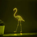 Flamingo One Line EL Wire Neon Sign - Perfect for Boho Decor & Tropical Themed Spaces - myneonup