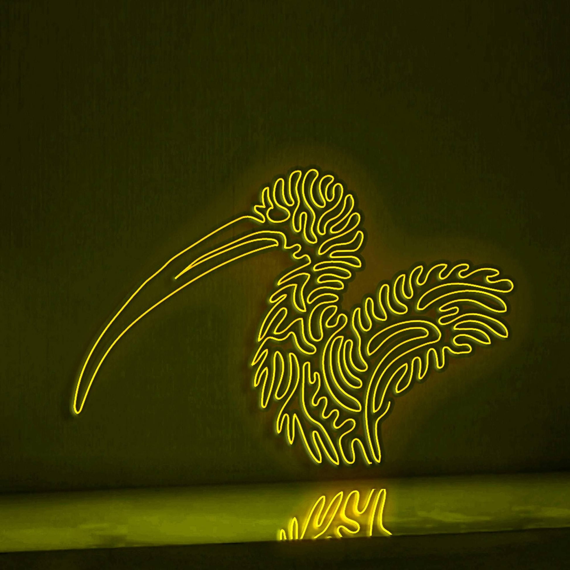 Ibis One Line EL Wire Neon Sign - Ideal for Bird & Nature Lovers Wall Decor - myneonup
