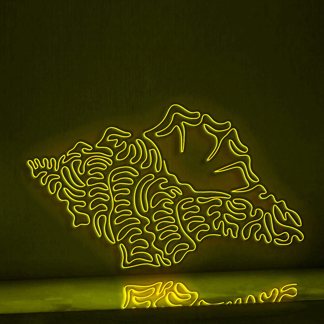Seashell One Line EL Wire Neon Sign - Ideal for Ocean Lovers' Wall Decor - myneonup
