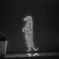 Standing Meerkat One Line EL Wire Neon Sign - Ideal for Animal & Nature Lovers Wall Decor - myneonup