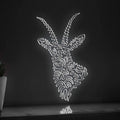 Antelope One Line EL Wire Neon Sign - Ideal for Nature Lovers, Perfect for Home Decor - myneonup
