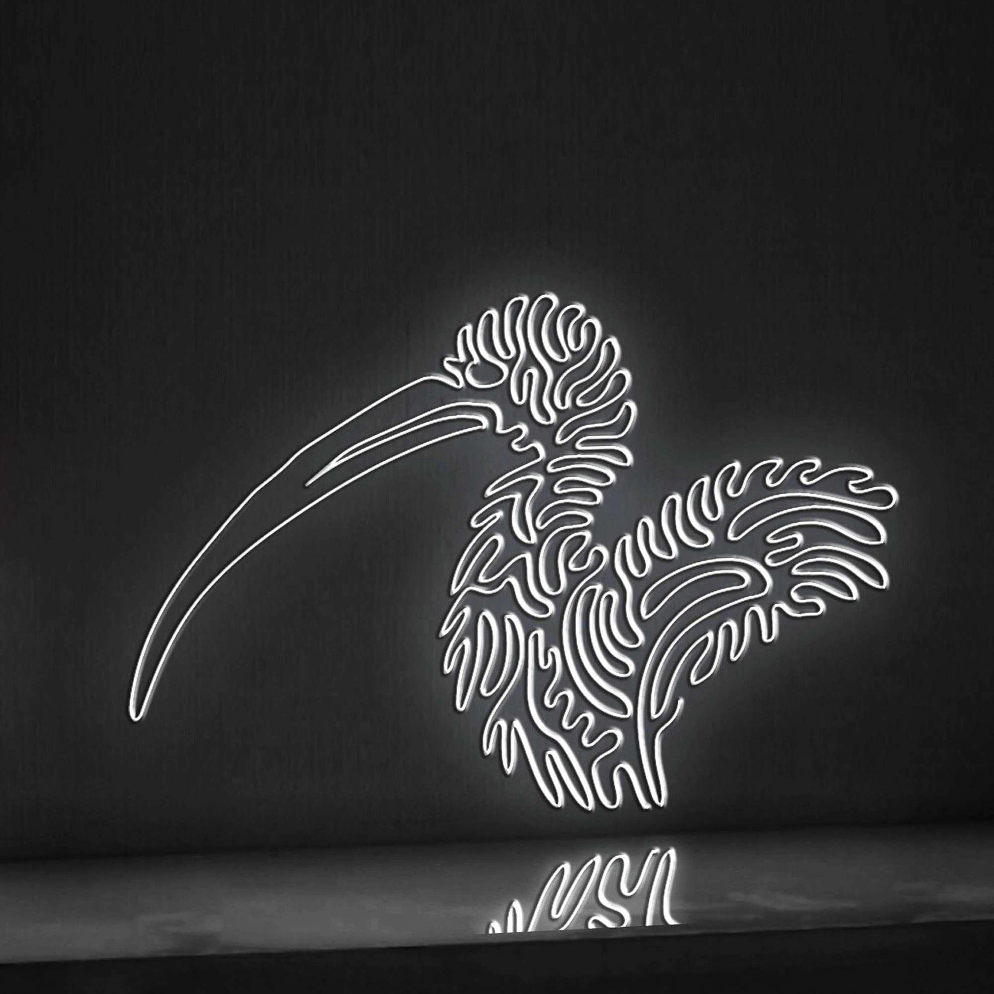 Ibis One Line EL Wire Neon Sign - Ideal for Bird & Nature Lovers Wall Decor - myneonup