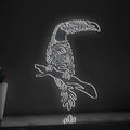 Toucan One Line EL Wire Neon Sign - Ideal for Nature Lovers, Perfect for Home Decor - myneonup