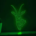 Antelope One Line EL Wire Neon Sign - Ideal for Nature Lovers, Perfect for Home Decor - myneonup