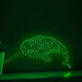 Narwhal One Line EL Wire Neon Sign - Sea Unicorn, Ideal for Nature Lovers Wall Decor - myneonup