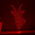 Antelope One Line EL Wire Neon Sign - Ideal for Nature Lovers, Perfect for Home Decor - myneonup