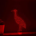 Heron One Line EL Wire Neon Sign - Ideal for Bird & Nature Lovers Wall Decor - myneonup