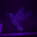 Hummingbird Single Line EL Wire Neon Sign - Ideal for Bird & Nature Lovers Wall Decor - myneonup