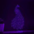 Peacock One Line EL Wire Neon Sign - Abstract Art for Boho, Wedding & Home Decor - myneonup