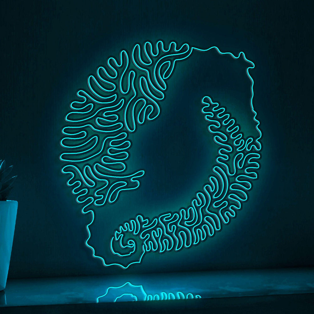 Seahorse One Line EL Wire Neon Sign - Ideal for Kids and Home - myneonup