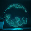 Elephant One Line EL Wire Neon Sign - Standing Giant Light Decor - myneonup