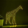 Giraffe One Line EL Wire Neon Sign - Tallest Mammal Lihght Art, Ideal for Boho Room Decor, Animal Lovers - myneonup