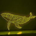 Whale One Line EL Wire Neon Sign - Intelligent Giant Light Decor - myneonup