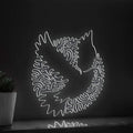Dove One Line EL Wire Neon Sign - Peace Bird Wall Decor for Weddings, Easter and More - myneonup