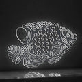 Regal Angelfish EL Wire Neon Sign - Perfect for Tropical Themed Decor & Art Lovers - myneonup