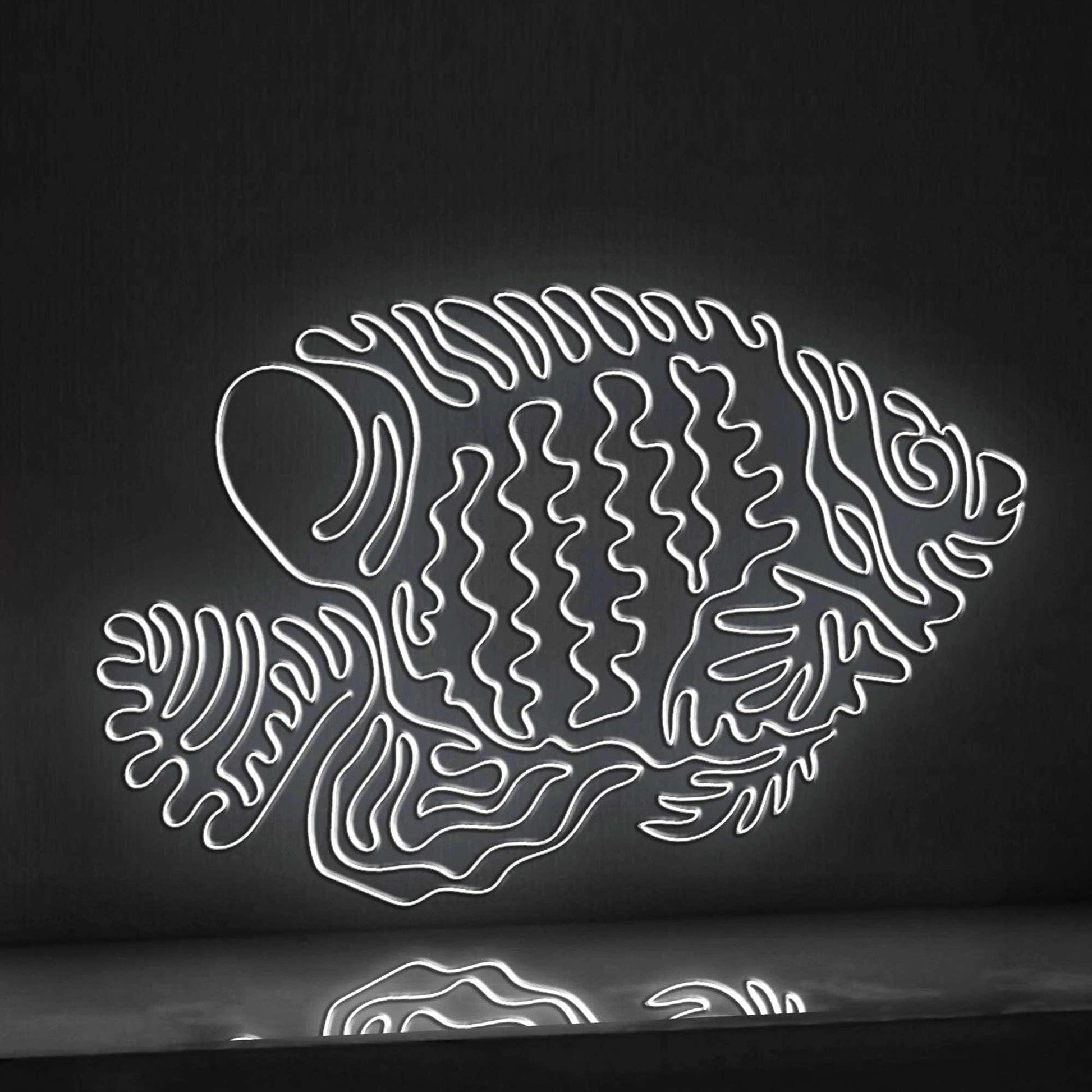 Regal Angelfish EL Wire Neon Sign - Perfect for Tropical Themed Decor & Art Lovers - myneonup