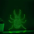 Beetle One Line EL Wire Neon Sign - Hard Wing Insect, Perfect for Tropical Wall Decor & Boho Lovers - myneonup