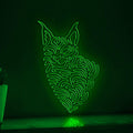 Lynx One Line EL Wire Neon Sign - Abstract Art Neon for Nature Lovers' Modern Wall Decor - myneonup